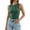 Z01 Green, variant on Women's Textured Tank Top Casual Crewneck Sleeveless Shirt Summer Lightweight Ribbed Knit Shell Top Solid Blouse Tee Outfits