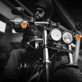 thumbnail image 3 of Motorcycle Turn Signals Chrome Front Rear Lights for Chopper(4Pcs), 3 of 5