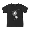 thumbnail image 3 of Hiijoy Toddler Girls Graphic T-Shirt Dandelion Print Short Sleeve T Shirt, Sizes 1-13, 3 of 3