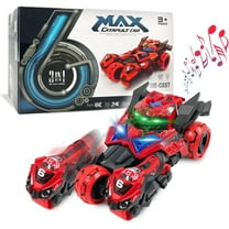 Race Cars Toys for Toddlers, 3in1 Pull Back Vehicles Launcher Race Car Toy, Gifts for 1 2 3 4 5 6  Year Old Boy and