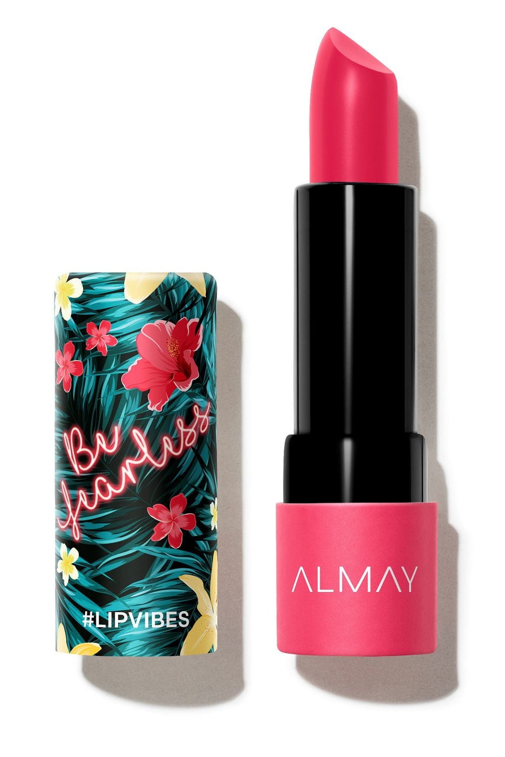 Rouge à lèvres crème hypoallergénique au beurre de karité Almay Lip Vibes, 1 rouge à lèvres Vibrations des lèvres