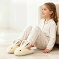thumbnail image 5 of Toddler Bunny Slippers Girls Boys Kids Bunny House Slipper Winter Rabbit Slippers, Cute Soft Plush Anti-Slip House Kids Rabbit Warm Winter Slippers for Indoor Outdoor, 5 of 6