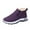 Purple, variant on Lenago Winter Ankle Boots for Women Snow Slip On Waterproof Warm Boots Breathable Faux Fur Lined Flat Low Heel Comfortable Soft Platform Outdoors Boots Footwear
