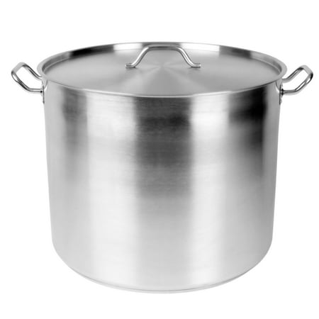 100 Quart Stock Pot - Thunder Group 100 QT 18/8 STAINLESS STOCK POT W/ LID 1 Piece