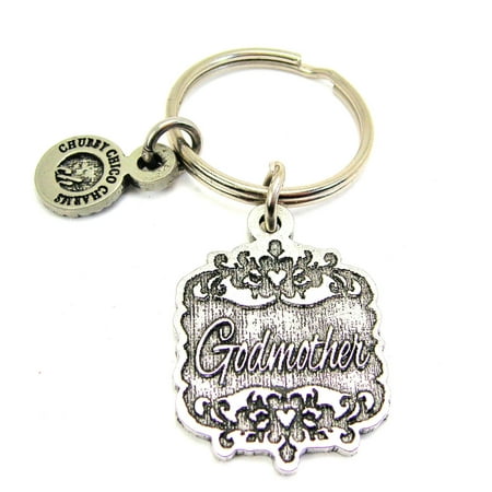 - Chubby Chico Charms Godmother Victorian Scroll Key Chain