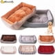 thumbnail image 2 of Soft large Pet Dog Bed Cat kennel Warm Cozy Dog House Soft Fleece Nest Dog Baskets Mat Autumn Winter Dog Kennel Accessories ShopWise Round, 2 of 12
