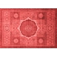 thumbnail image 1 of Ahgly Company Machine Washable Indoor Rectangle Oriental Red Modern Area Rugs, 2' x 5', 1 of 4