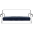 thumbnail image 1 of Housse de Méridienne en Velours Extensible, Housses de Canapé Sectionnel pour Sofa en L, Housse Ajustée Douce pour Coussin de Méridienne, Housse de Sofa avec Bas Élastique (Housse de Méridienne ), 1 of 7