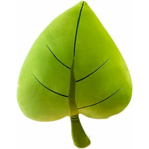 19.7" Leaf Pillow,3D Stuffed Plant Plush Leaf Shaped Throw Pillow for Room Decor