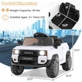 thumbnail image 2 of Licensed Toyota Ride on Car by OLAKIDS, Battery Powered Electric Vehicle for Kids with Remote Control, MP3, USB, Power Display, LED Lights, Suspension, Ride on Toy for 3+ Boys Girls, 2 of 9