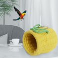 thumbnail image 4 of Parrot Warm Nest House Hanging Bed Toy Cotton Thick Cage Cave Hammock Bed Budgie Shed Hut for Parakeet Rats Lovebird Bird Hammock - Yellow lanyard, 4 of 7