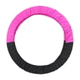 thumbnail image 1 of Funda protectora para anillas de gimnasia artística, apta para anillas de 10 cm a 85 cm. Negro y rosa, 1 of 9