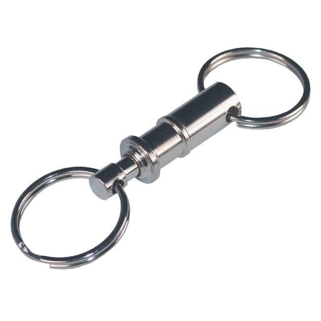 NEW Clipcat keychain Valet key chain dual split rings belt clip green orange now 