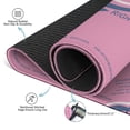thumbnail image 3 of Pink Mahjong Mat with Rules, 31.5*31.5in Anti Slip American Mahjong Mat for Table, Noise Reduction, Neoprene Mah jongg Mats with Carrying Bag & 3 Dices, Mahjong Supplies Gift, Board Tile Games Mats, 3 of 7