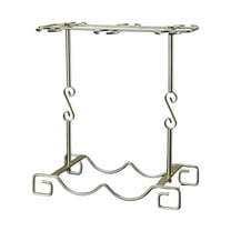 Kuntesetty Wine Glass Holder Countertop Wine Cup Organizer Elegant Air Drying Rack Stemware Storage Rack for Bar Display Desktop Barware A