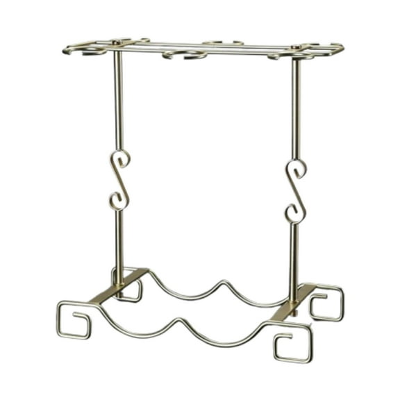 Kuntesetty Wine Glass Holder Countertop Wine Cup Organizer Elegant Air Drying Rack Stemware Storage Rack for Bar Display Desktop Barware A