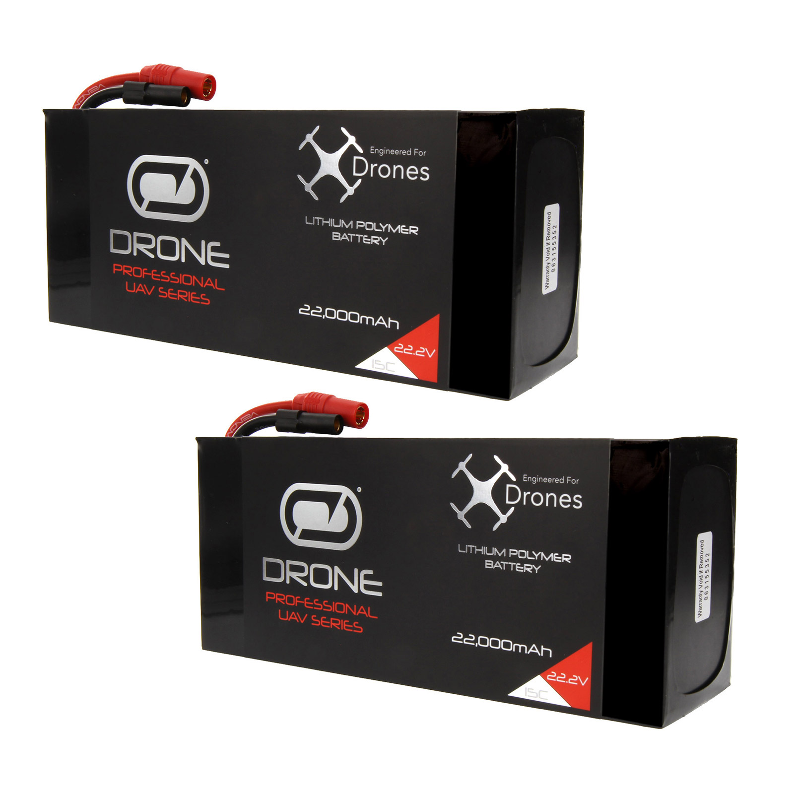 Venom 22000mAh 22.2V Drone Professional High Capacity Battery, 15C LiPo