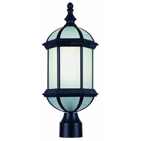 trans globe lighting pl 4186 bk black outdoor post top light ship