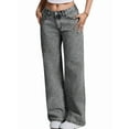 thumbnail image 2 of Jeans for Women Wide Straight Leg High Waisted Stretchy Baggy Jeans Fashion Loose Denim Pants Fall 2025, 2 of 8
