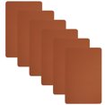 thumbnail image 4 of Yuarrent 6 uds manteles individuales con aislamiento térmico almohadillas antideslizantes de piel sintética posavasos para de comedor 201 nuevo Mostrada marrón oscuro Yuarrent HA005475-02, 4 of 6
