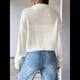 thumbnail image 4 of Suéter Tipo Cárdigan de Punto Suave con Cuello en V y Botones Delanteros de Larga para Mujer M, 4 of 9