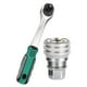thumbnail image 5 of Llave de tubo ajustable Llave de trinquete extensible Herramienta de mantenimiento manual Universal de 10 a 19 mm para pernos Llave dinamométrica de Verde 72 dientes, 5 of 8