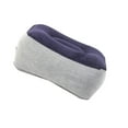 thumbnail image 4 of Inflatable Airplane Leg Rest Pillow Travel Footrest Foot Stool Recliner Relax Cushion for Flight or Train (Gray Blue, Without Inflation Tool), 4 of 9