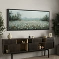 thumbnail image 3 of Large Framed Canvas Print Abstract Modern Wall Art Decorative Ready to Hang Painting for Living room Bedroom - 60"x30" Black Frame, 3 of 9