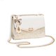thumbnail image 3 of Mujeres Messenger Bolsa de lentejuelas Moda Single Hombro PU Cadena de cuero Correa Bolso Móvil Teléfono Móvil Flip Bolsos Bolsos Bolsos Blanco Tipo 2 kenally AP008901-07, 3 of 7