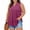 Hot Pink, variant on Dxzfnsa Womens Plus Size Tank Tops Summer Women's Fashion Pleated Sleeveless V Neck T Shirts Casual Loose Fit Basic Solid Color Pullover Tops