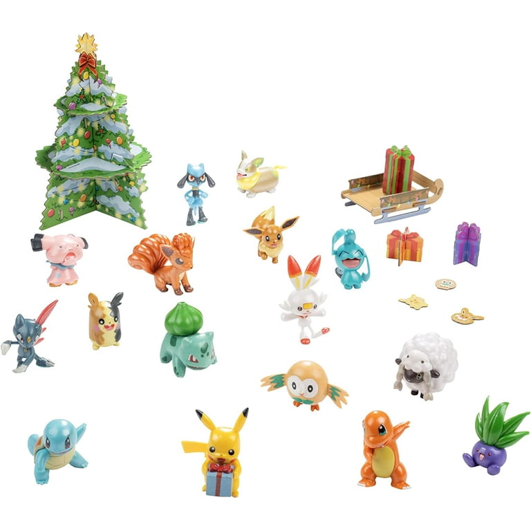 Pokemon Figure 2023 Pokemon Advent Calendar Box Christmas Holiday