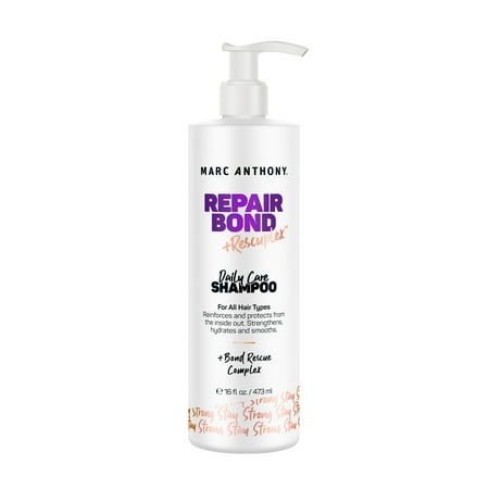 Marc Anthony Repair Bond Plus Rescuplex Daily Hair Shampoo for All Hair Types, 16 fl oz