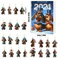 thumbnail image 2 of Dachshund Advent Calendar 2024, 24 Days of Christmas Collectible Funny Dog Set, Advent Calendar 2024 Kids, Christmas Advent Calendar 2024, Silly and Cute Dachshund Toy Advent Calendar 2024, 2 of 8