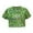 Green, variant on Girls Short Sleeve Sequin Tops Party Glitter Sparkly Blouse for 5-12 Years