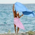 thumbnail image 4 of SEEBOTTLE Turkish Cotton Beach Towel, Blue, 71" X 38", 4 of 14