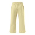 thumbnail image 5 of XXWXYD Clearence 3/4 Length Elastic Waist Pants for Kids Breathable Loose Fit Playwear with Pockets Outdoor School Casual Stretch Trousers, 5 of 5