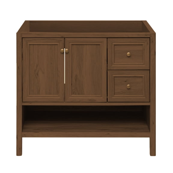 Swiss Madison SM-BV0602BO-C Chateau 36" Single Free Standing Vanity Cabinet Only - Brown