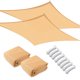 thumbnail image 1 of Yescom 2 Pack 18x18 Ft 97% UV Block Square Sun Shade Sail HDPE Canopy Patio Park Garden Yescom Modern, 1 of 11
