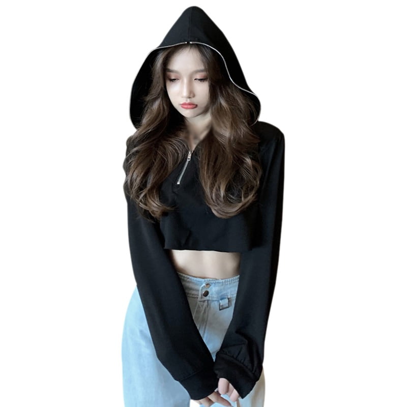 Crop Hoodie Jacket