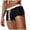 Black, variant on Men's Square Leg Swim Briefs Tight Swim Trunks Swimsuit Athletic Bathing Suit Swimwear with Liner
