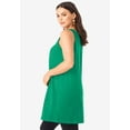 thumbnail image 3 of Roaman's Women's Plus Size Ultimate Pleated Tunic Tank, 3 of 6