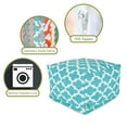thumbnail image 6 of Majestic Home Goods Ottoman Pouf Trellis Teal, 6 of 6