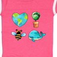 thumbnail image 4 of Inktastic Earth Day Plant a Tree Save the Bees Save the Seas Love Your Mother Boys or Girls Baby Bodysuit, 4 of 5