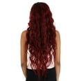 thumbnail image 2 of Women's Black and Red Long Wavy Wig, 2 of 3
