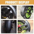 thumbnail image 4 of SKISUNO Universal Fit Motorcycle Rear Mudguard Splash Guard in Black for Effective Mud and Sand Defense, 4 of 8