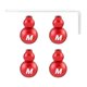 thumbnail image 4 of 4 tapones para extremos de cables de bicicleta Kusrkot rojo, 4 of 8