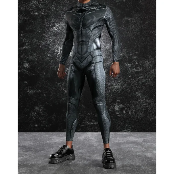 Disfraz Cool Cyber Armour para Hombre, mono de Cosplay, Steampunk, Punk, Halloween, carnaval, fiesta, espectáculos, traje Zentai