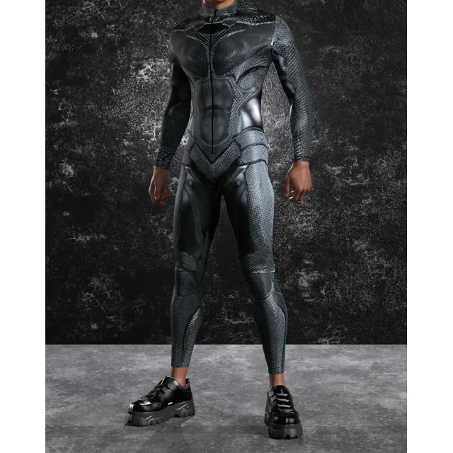 Disfraz Cool Cyber Armour para Hombre, mono de Cosplay, Steampunk, Punk, Halloween, carnaval, fiesta, espectáculos, traje Zentai