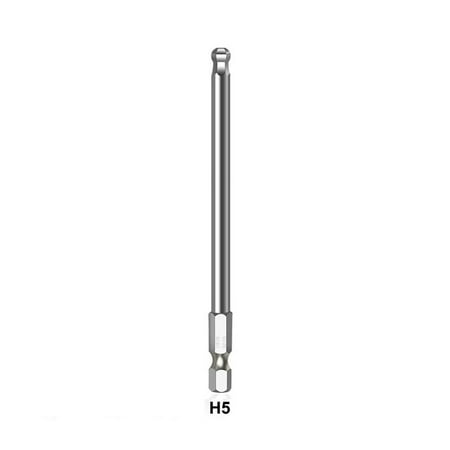 

BCLONG 1Pc Ball End Hex Screwdriver Bit Metric Hex Bit 100Mm Long Driver Bit