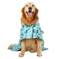 thumbnail image 5 of HDE Dog Bathrobe Drying Towel with Hood for Large Dogs Dinosaurs L, 5 of 7